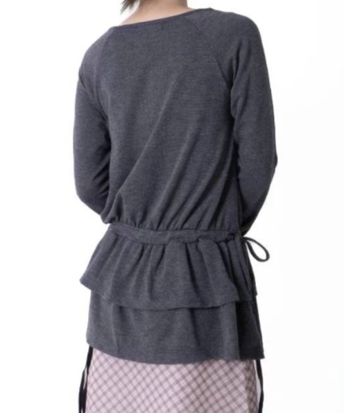 【ダブルフリル】クルーネックワンピース（ワンピース）｜Y2K SYNAPSE FACTORY（ワイツーケー シナプスファクトリー）