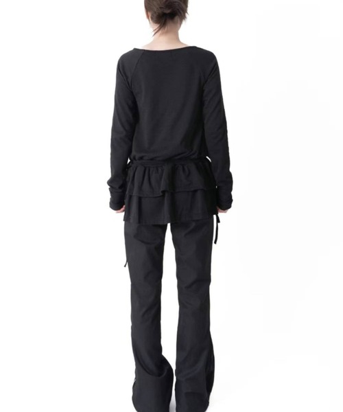 【ダブルフリル】クルーネックワンピース（ワンピース）｜Y2K SYNAPSE FACTORY（ワイツーケー シナプスファクトリー）