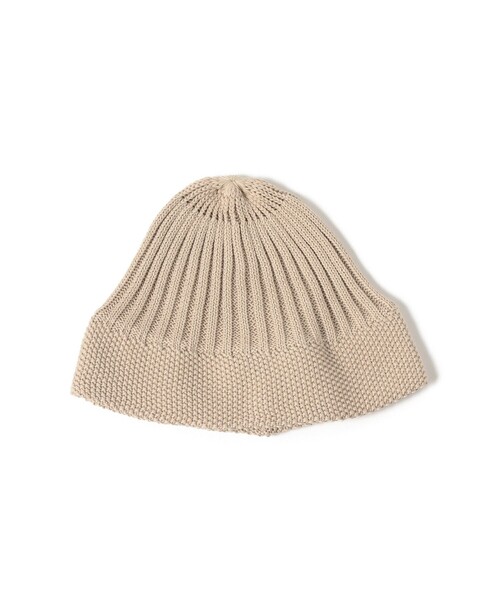 BEAMS（ビームス）の「コットン リブ ワッチキャップ（ニットキャップ/ビーニー・メンズ・ブラック/ベージュ/ネイビー/レッド系その他7・ONE SIZE）」の2枚目の写真