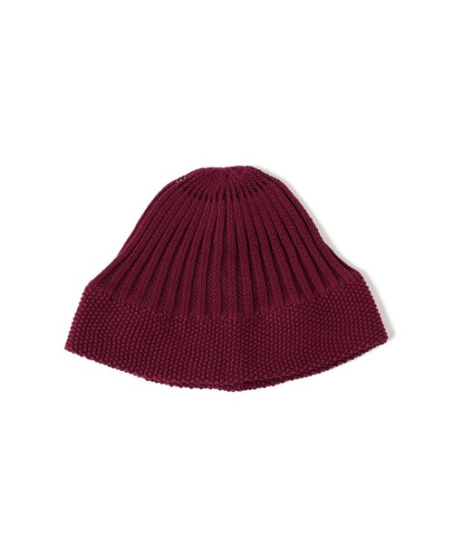 BEAMS（ビームス）の「コットン リブ ワッチキャップ（ニットキャップ/ビーニー・メンズ・ブラック/ベージュ/ネイビー/レッド系その他7・ONE SIZE）」の4枚目の写真