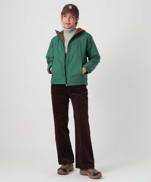 BAYFLOW（ベイフロー）の「[ストレッチ入り!キレイ目にも着用可能]コーデュロイセミフレアパンツ（その他パンツ・レディース・グレイッシュベージュ/グリーン/ブラウン・MEDIUM/SMALL）」の6枚目の写真