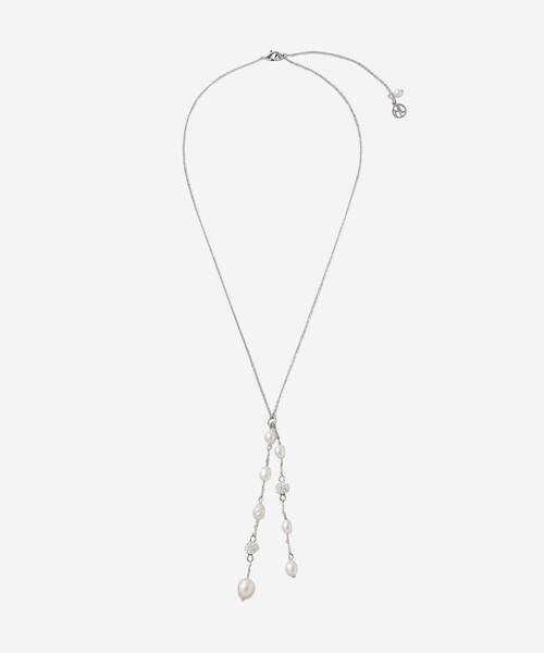 MACKINTOSH LONDON(マッキントッシュ ロンドン)の「【婦人画報掲載】淡水パールフリンジネックレス(ネックレス・レディース・シルバー・FREE)」の2枚目の写真