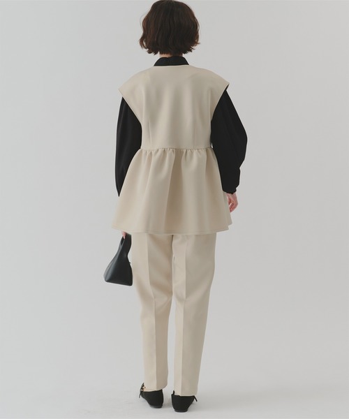 titivate(ティティベイト)の「ストレッチ美脚テーパードパンツ(その他パンツ・レディース・ブラック/ライトベージュ・SP/L/M/S)」の17枚目の写真