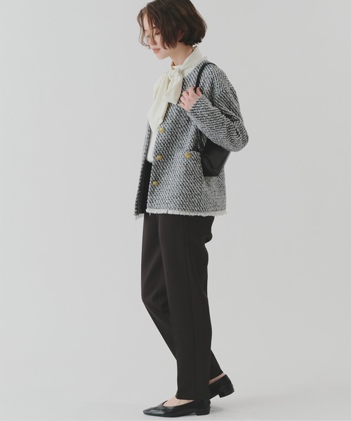 titivate(ティティベイト)の「ストレッチ美脚テーパードパンツ(その他パンツ・レディース・ブラック/ライトベージュ・SP/L/M/S)」の9枚目の写真