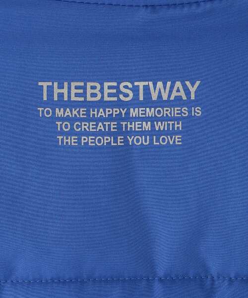 SHOO・LA・RUE（シューラルー）の「◆【110-140cm/撥水/男女兼用】お袖取り外し2WAY中綿ブルゾン（ブルゾン・キッズ・ブラック/ベビーピンク/ブルー系その他・11/12/13/14）」の13枚目の写真