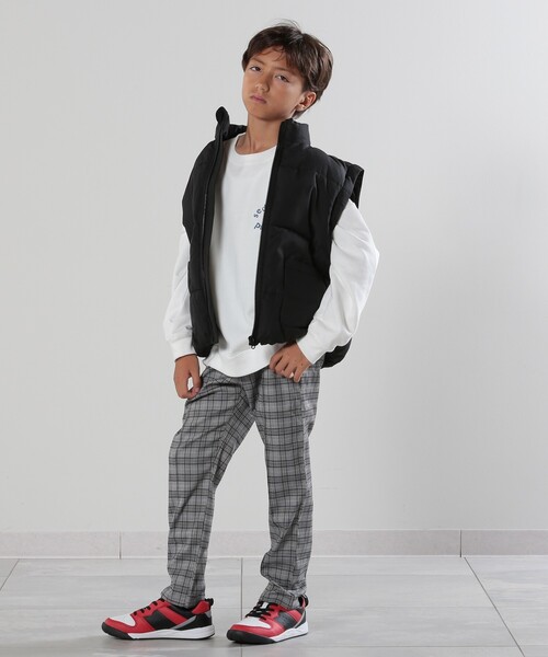 SHOO・LA・RUE（シューラルー）の「◆【110-140cm/撥水/男女兼用】お袖取り外し2WAY中綿ブルゾン（ブルゾン・キッズ・ブラック/ベビーピンク/ブルー系その他・11/12/13/14）」の17枚目の写真