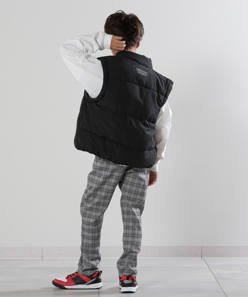 SHOO・LA・RUE（シューラルー）の「◆【110-140cm/撥水/男女兼用】お袖取り外し2WAY中綿ブルゾン（ブルゾン・キッズ・ブラック/ベビーピンク/ブルー系その他・11/12/13/14）」の18枚目の写真