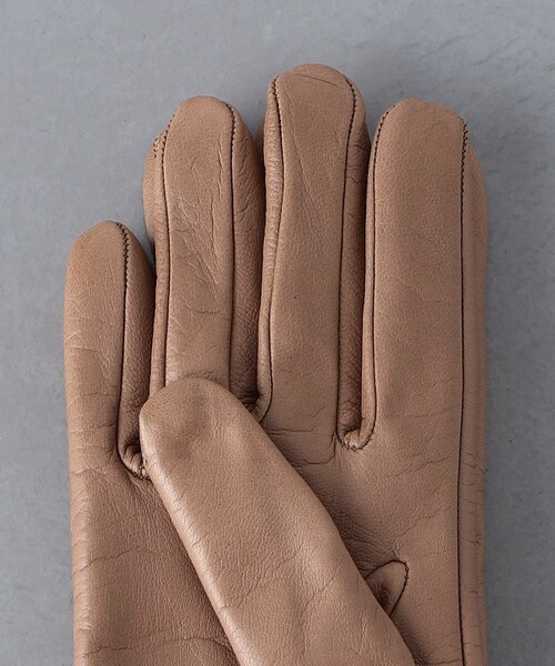 GALA　GLOVES（ガラ　グローブ）の「＜GALA GLOVES＞レザー グローブ（手袋・レディース・ベージュ・FREE）」の4枚目の写真