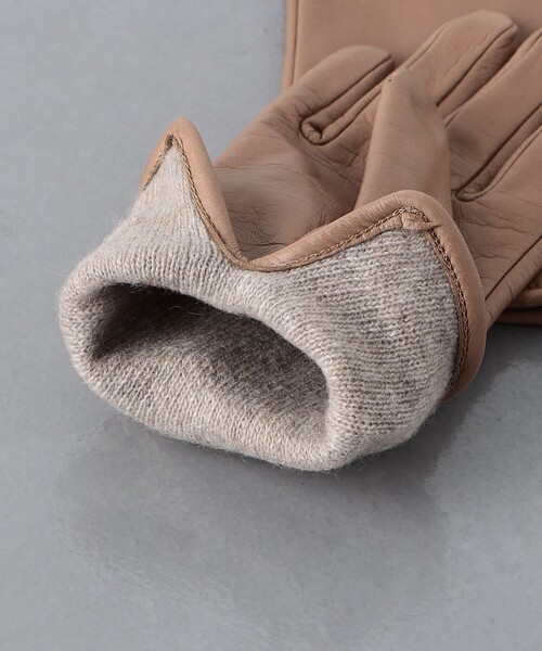 GALA　GLOVES（ガラ　グローブ）の「＜GALA GLOVES＞レザー グローブ（手袋・レディース・ベージュ・FREE）」の6枚目の写真