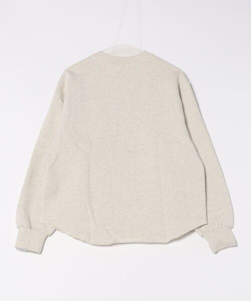 BEN DAVIS（ベンデイビス）の「《BEN DAVIS》 RECYCLE COTTON MIX SWEAT CREW（スウェット・レディース・ブラック/カーキ/オートミール・FREE）」の7枚目の写真
