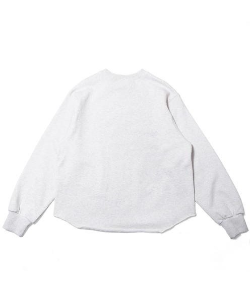 BEN DAVIS（ベンデイビス）の「《BEN DAVIS》 RECYCLE COTTON MIX SWEAT CREW（スウェット・レディース・ブラック/カーキ/オートミール・FREE）」の5枚目の写真
