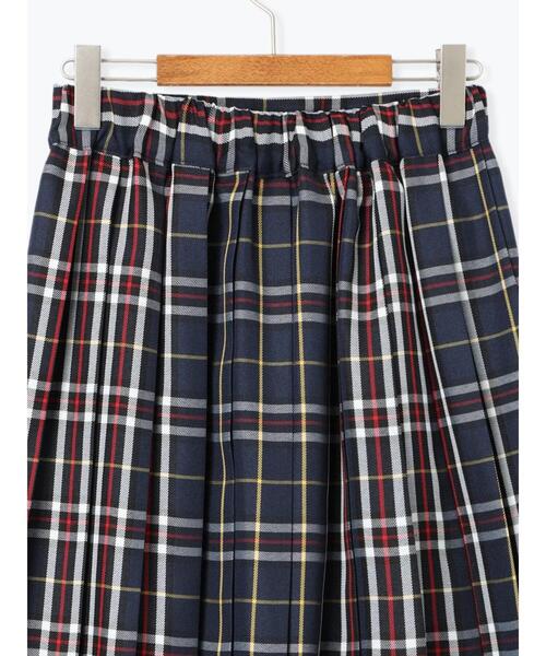 Lugnoncure（ルノンキュール）の「◎チェック柄プリーツスカート（スカート・レディース・ネイビー/ブラウン・F）」の16枚目の写真