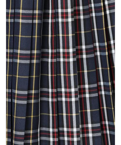 Lugnoncure（ルノンキュール）の「◎チェック柄プリーツスカート（スカート・レディース・ネイビー/ブラウン・F）」の17枚目の写真