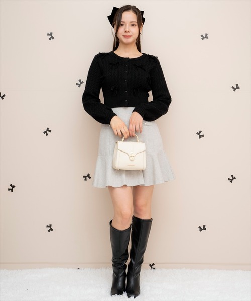 【セール】ヘリンボーンフレアミニスカート（スカート）｜WILLSELECTION（ウィルセレクション）