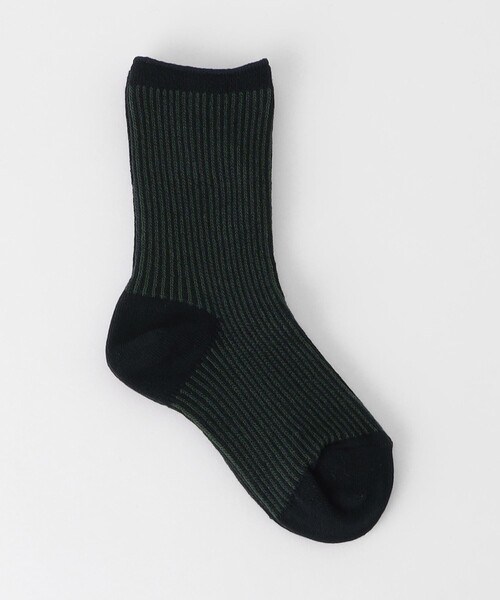 green label relaxing（グリーンレーベルリラクシング）の「リンクス クルー ソックス/靴下 / キッズ  17cm-19cm（ソックス/靴下・キッズ・ブラウン/ベージュ/ネイビー・17-19cm）」の3枚目の写真