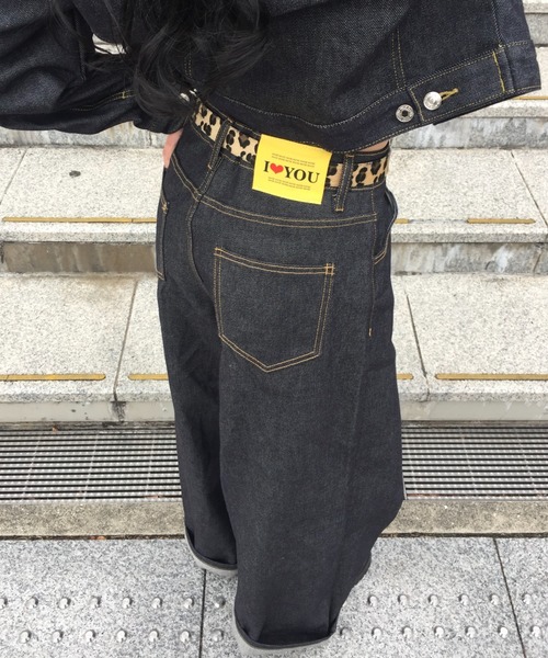 INTER FACTORY(インターファクトリー)の「rinka.ルーズデニム made in INTERFACTORY(デニムパンツ・レディース・グレー/ブルー・LARGE/MEDIUM)」の8枚目の写真