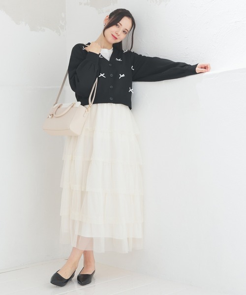 Honeys（ハニーズ）の「チャーム付ハンドバッグ（ハンドバッグ・レディース・ブラック/アイボリー/サックスブルー/ベージュ/レッド系その他/ピンク・FREE）」の11枚目の写真