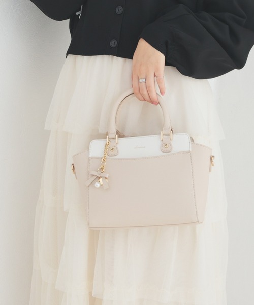 チャーム付ハンドバッグ（ハンドバッグ）｜Honeys（ハニーズ）の