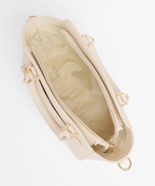 Honeys（ハニーズ）の「チャーム付ハンドバッグ（ハンドバッグ・レディース・ブラック/アイボリー/サックスブルー/ベージュ/レッド系その他/ピンク・FREE）」の18枚目の写真