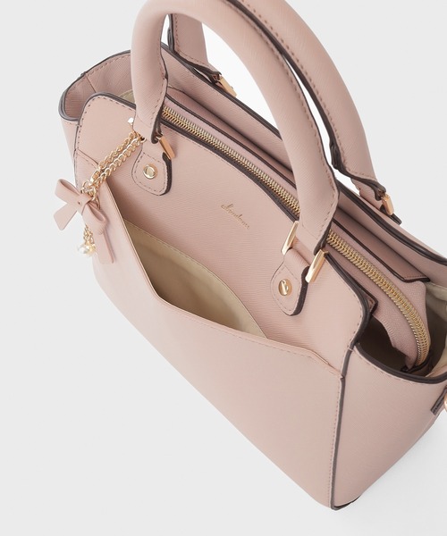 Abel ハンドバック　チャーム付き チャーム付ハンドバッグ（ハンドバッグ）｜Honeys（ハニーズ）の