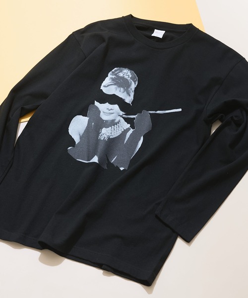 Audrey Hepburn +mosaic Long Tee（Tシャツ/カットソー）｜CORISCO（コリスコ）