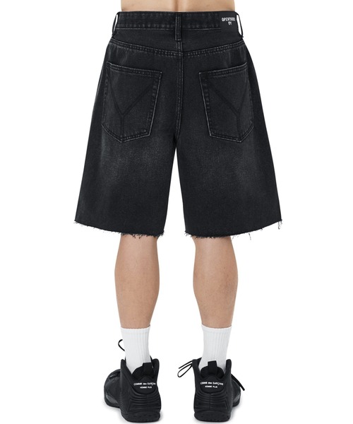★OY★RAW HEM TAPE DENIM SHORTS - WASHED BLUE★正規品/送料込 OY/オーワイ』 RAW HEM TAPE DENIM SHORTS/ロウヘムテープデニム