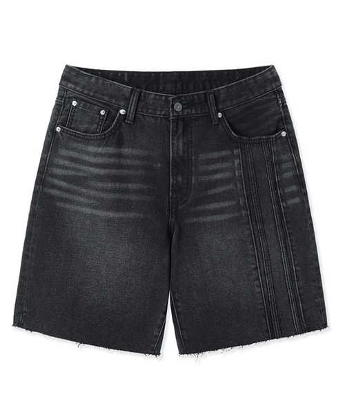 ★OY★RAW HEM TAPE DENIM SHORTS - WASHED BLUE★正規品/送料込 OY/オーワイ』 RAW HEM TAPE DENIM SHORTS/ロウヘムテープデニム