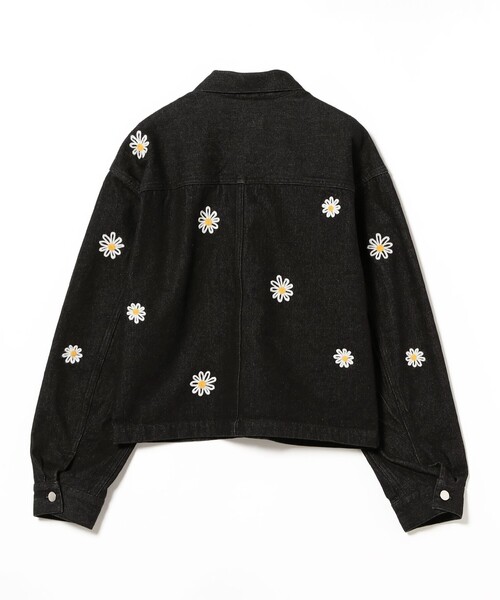 B:MING by BEAMS（ビーミングバイビームス）の「ambiance / Embroidery Jacket（S～M）（デニムジャケット・レディース・ブラウン/ブラック・SMALL/MEDIUM）」の20枚目の写真