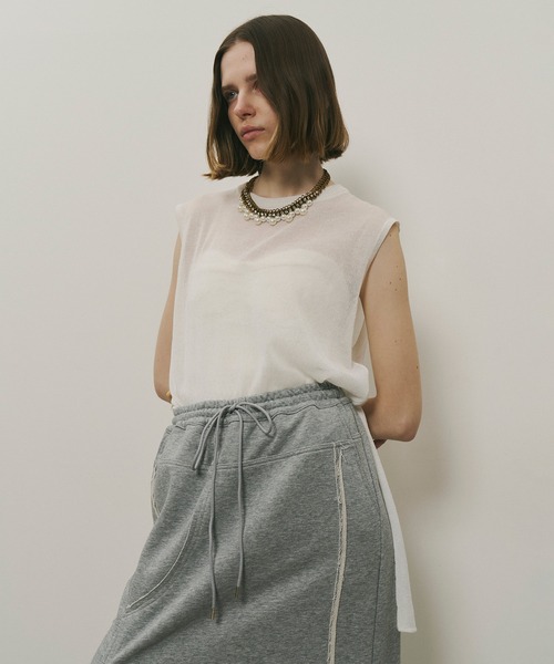 セール】シアークルーネックノースリーブニット（ニット/セーター