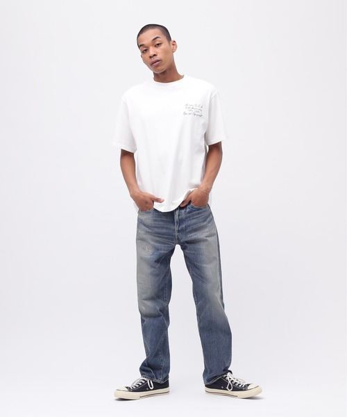 AVIREX(アヴィレックス)の「《50th Anniversary》LEATHER PATCHED VARSITY T-SHIRT / レザー パッチド バーシティ 半袖Tシャツ / AVIREX / アヴィレックス(Tシャツ/カットソー・メンズ・ブラック/ホワイト/ネイビー・XX-LARGE/X-LARGE/LARGE/MEDIUM)」の19枚目の写真