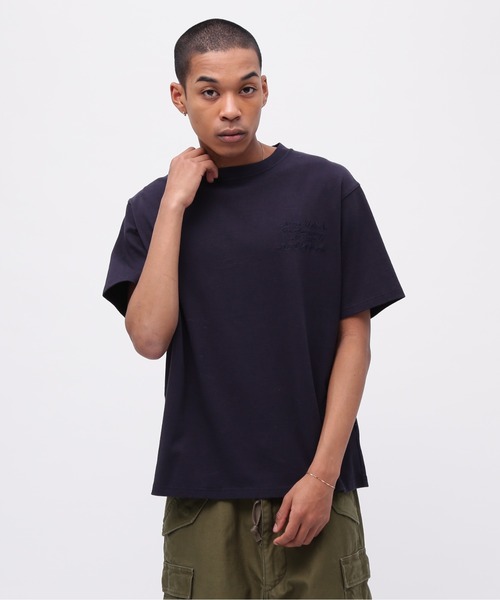 AVIREX(アヴィレックス)の「《50th Anniversary》LEATHER PATCHED VARSITY T-SHIRT / レザー パッチド バーシティ 半袖Tシャツ / AVIREX / アヴィレックス(Tシャツ/カットソー・メンズ・ブラック/ホワイト/ネイビー・XX-LARGE/X-LARGE/LARGE/MEDIUM)」の13枚目の写真
