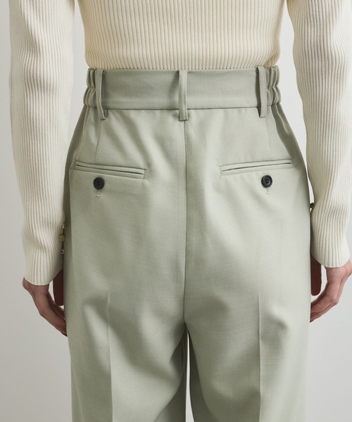 VIS(ビス)の「【美easy】コンフォートストレートワイドパンツ/イージーケア・UVケア・セットアップ対応(スラックス・レディース・ネイビー/ライトグリーン/ベージュ系その他・SS/S/M/L)」の19枚目の写真