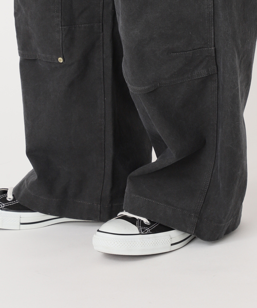 B.C STOCK(ベーセーストック)の「【PLANET OF EARTH】ダブルニー ダック バギーパンツ(その他パンツ・メンズ・ベージュ/スミクロ/ブラック・MEDIUM/LARGE)」の22枚目の写真