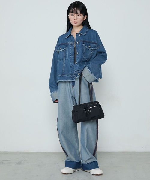 LOVECHARM ■ Elo Hobo Bag Medium ショルダーバッグ LOVECHARM □ Elo Hobo Bag Medium Denim ショルダーバッグ
