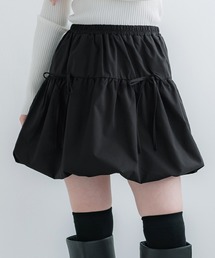 【WEB限定セール】ポプリン バルーンミニスカート