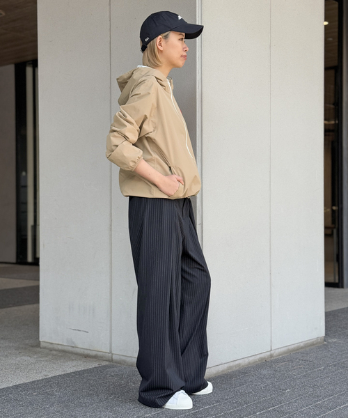 PROVOKE （プロヴォーク）の「【PROVOKE/プロヴォーク】タックワイドパンツ（スラックス・レディース・チャコールグレー/ネイビー・38/34/36）」の6枚目の写真