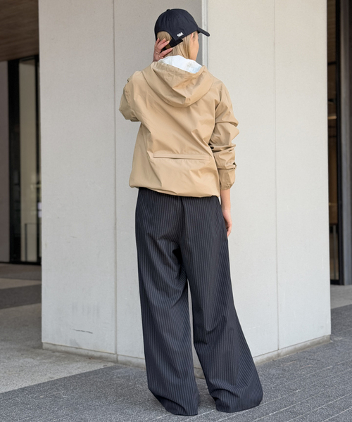 PROVOKE （プロヴォーク）の「【PROVOKE/プロヴォーク】タックワイドパンツ（スラックス・レディース・チャコールグレー/ネイビー・38/34/36）」の7枚目の写真