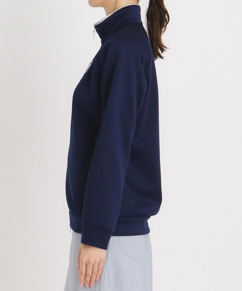 adabat（アダバット）の「クロスロゴジップアップブルゾン（ブルゾン・レディース・ホワイト/ネイビー・38/40/42）」の12枚目の写真