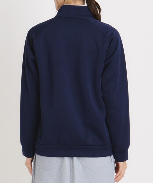 adabat（アダバット）の「クロスロゴジップアップブルゾン（ブルゾン・レディース・ホワイト/ネイビー・38/40/42）」の13枚目の写真