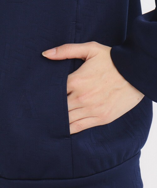 adabat（アダバット）の「クロスロゴジップアップブルゾン（ブルゾン・レディース・ホワイト/ネイビー・38/40/42）」の16枚目の写真