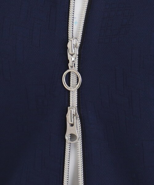 adabat（アダバット）の「クロスロゴジップアップブルゾン（ブルゾン・レディース・ホワイト/ネイビー・38/40/42）」の19枚目の写真