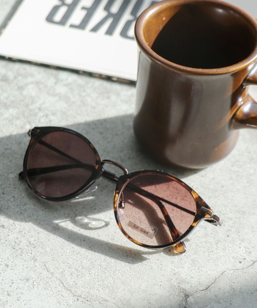 NOsWEA clearb_brown サングラス ブラウン ハバナ/ブラウンウルトラシン シールドサングラス| Bottega
