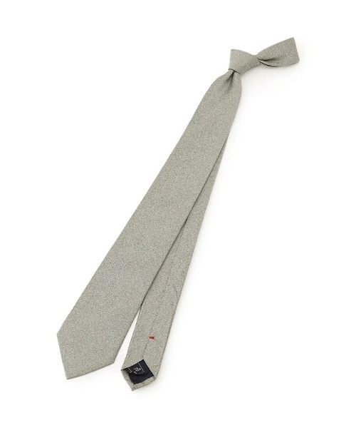 新品未使用　ソブリン　ハンドメイド　ネクタイ　グレンチェック　カシミヤ100 KYOTO SILK MELANGE SOLID TIE
