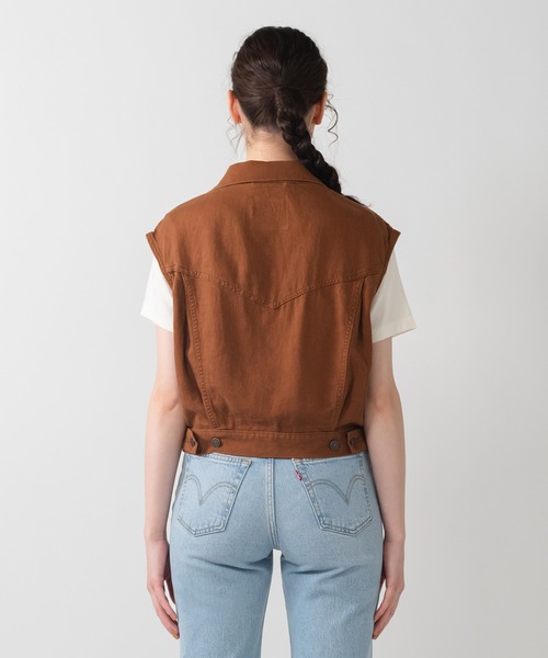 【メール便送料無料対応可】 セール】Levi's/リーバイス SHRUNKEN 90S ベスト（ベスト トップス