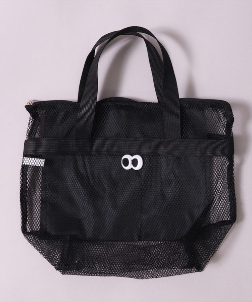 BAYBLO（ベイブロ）の「(SB)カートゥーン アイズ メッシュ ハンドバッグ[ワッペン]（ハンドバッグ・レディース・ネイビー/パープル/グレー/ブラック/エメラルド/スカイブルー/ライトピンク・ONE SIZE）」の19枚目の写真