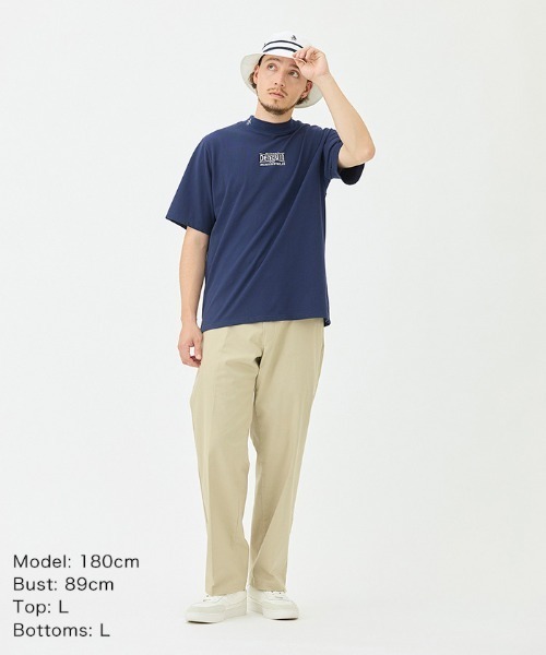 penguin BY MUNSINGWEAR(ペンギン バイ マンシングウェア)の「Graphic Mock neck shirt(Tシャツ/カットソー・メンズ・ネイビー/ホワイト/ブラック・M/L/XL)」の20枚目の写真