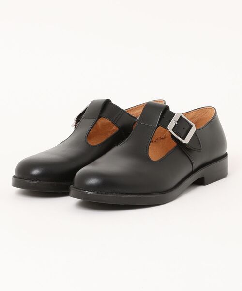 SKOOLER(スクーラー)の「【MoonStar/ムーンスター】SK T-STRAP メンズ/レディース(ドレスシューズ・メンズ・ブラック・24.0cm/25.0cm/27.0cm/26.0cm/23.0cm/22.0cm/28.0cm)」の1枚目の写真