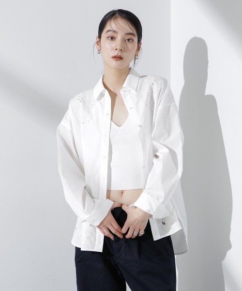 カットワークレースシャツ ànuke - Cutwork Lace Shirts / カットワーク レースシャツ