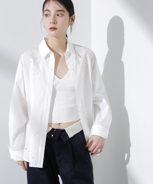 【今期25SS】M_ CUTWORK SHIRT / カットワークシャツ 今期25SS】M_ CUTWORK SHIRT / カットワークシャツ