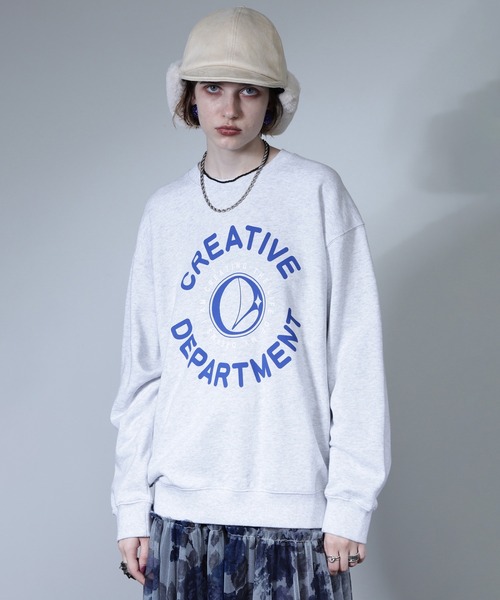 ROSE BUD（ローズバッド）の「【WEB・一部店舗限定】カレッジライクプリントトレーナー（スウェット・レディース・ホワイト/ネイビー/カーキ・ONE SIZE）」の7枚目の写真